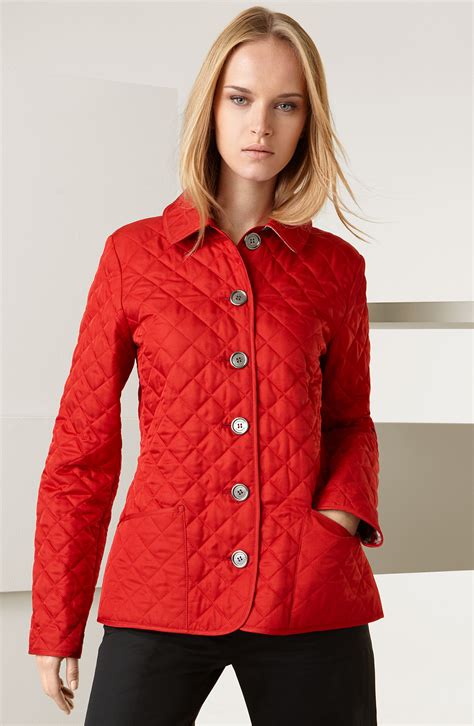 burberry red military jacket